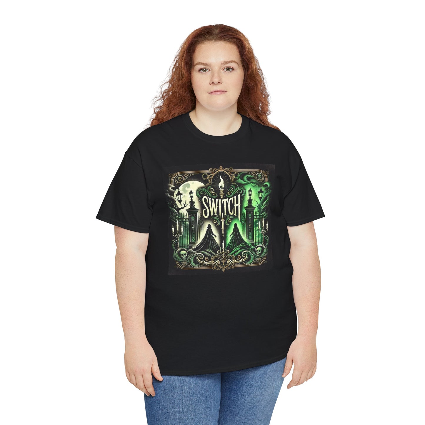 Switch Unisex Heavy Cotton Tee - Perfect for Halloween & Fantasy Lovers