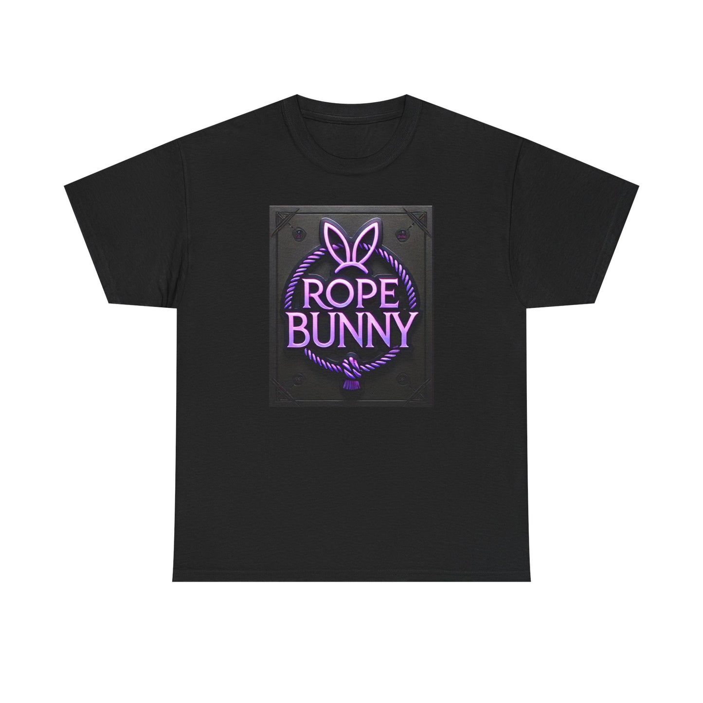 Rope Bunny Unisex Heavy Cotton Tee - Fun & Playful Graphic T-Shirt