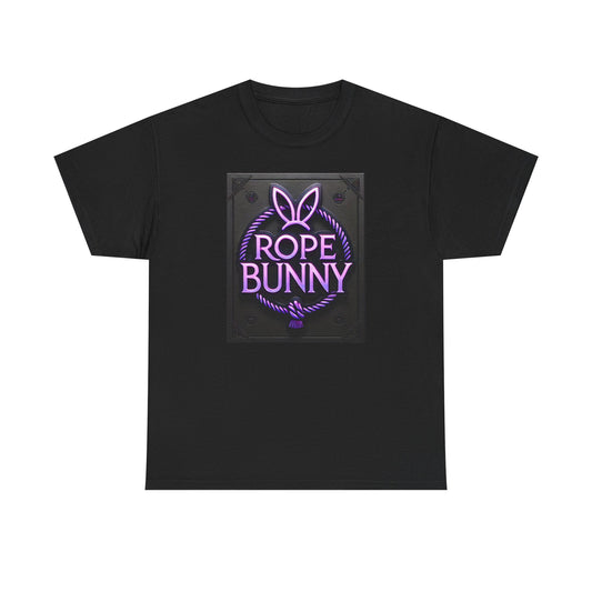 Rope Bunny Unisex Heavy Cotton Tee - Fun & Playful Graphic T-Shirt