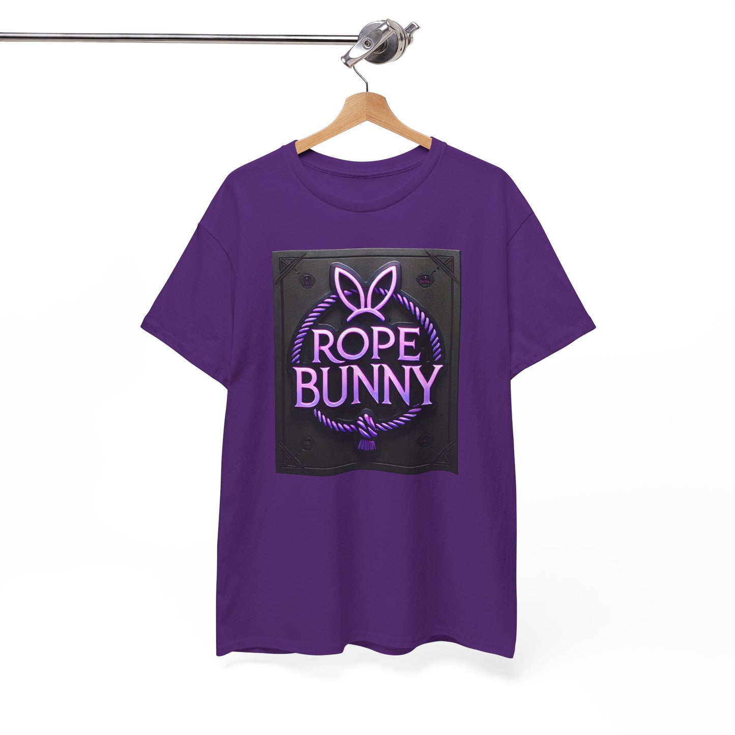 Rope Bunny Unisex Heavy Cotton Tee - Fun & Playful Graphic T-Shirt