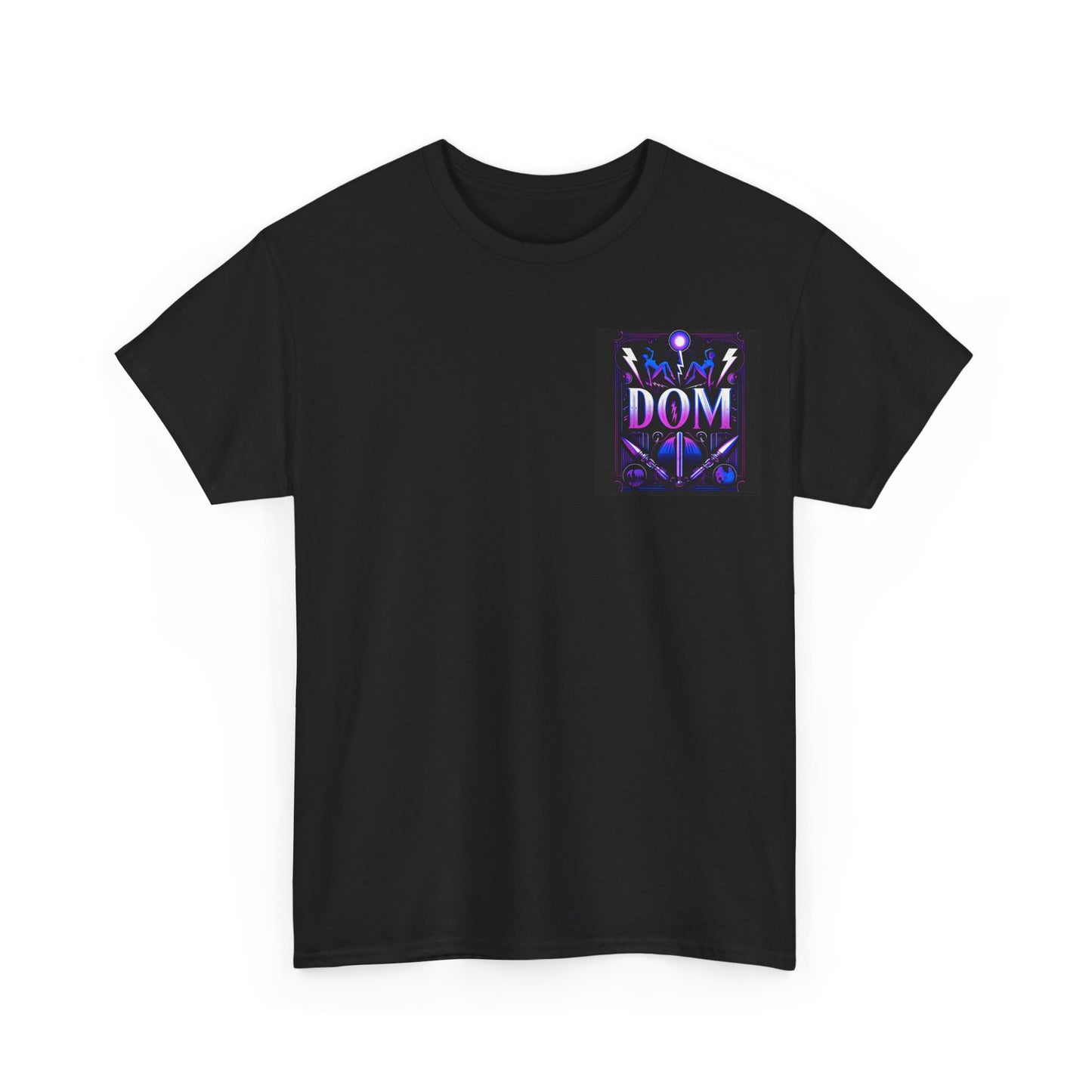 Electric DOM Unisex Heavy Cotton Tee - Vibrant Graphic T-Shirt for Music Lovers