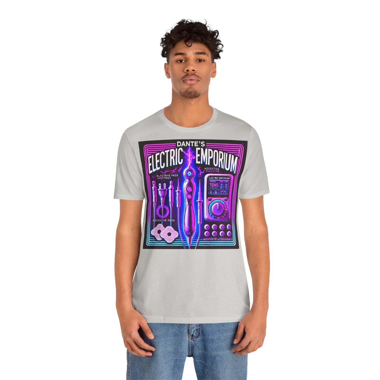 Unisex Electric Emporium Graphic Tee - Retro Arcade Vibes