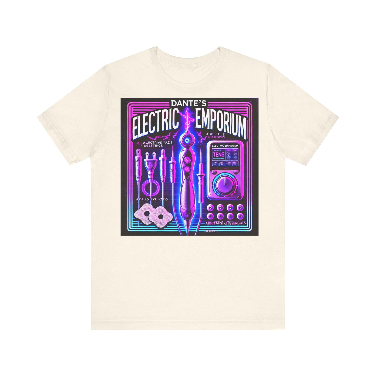 Unisex Electric Emporium Graphic Tee - Retro Arcade Vibes