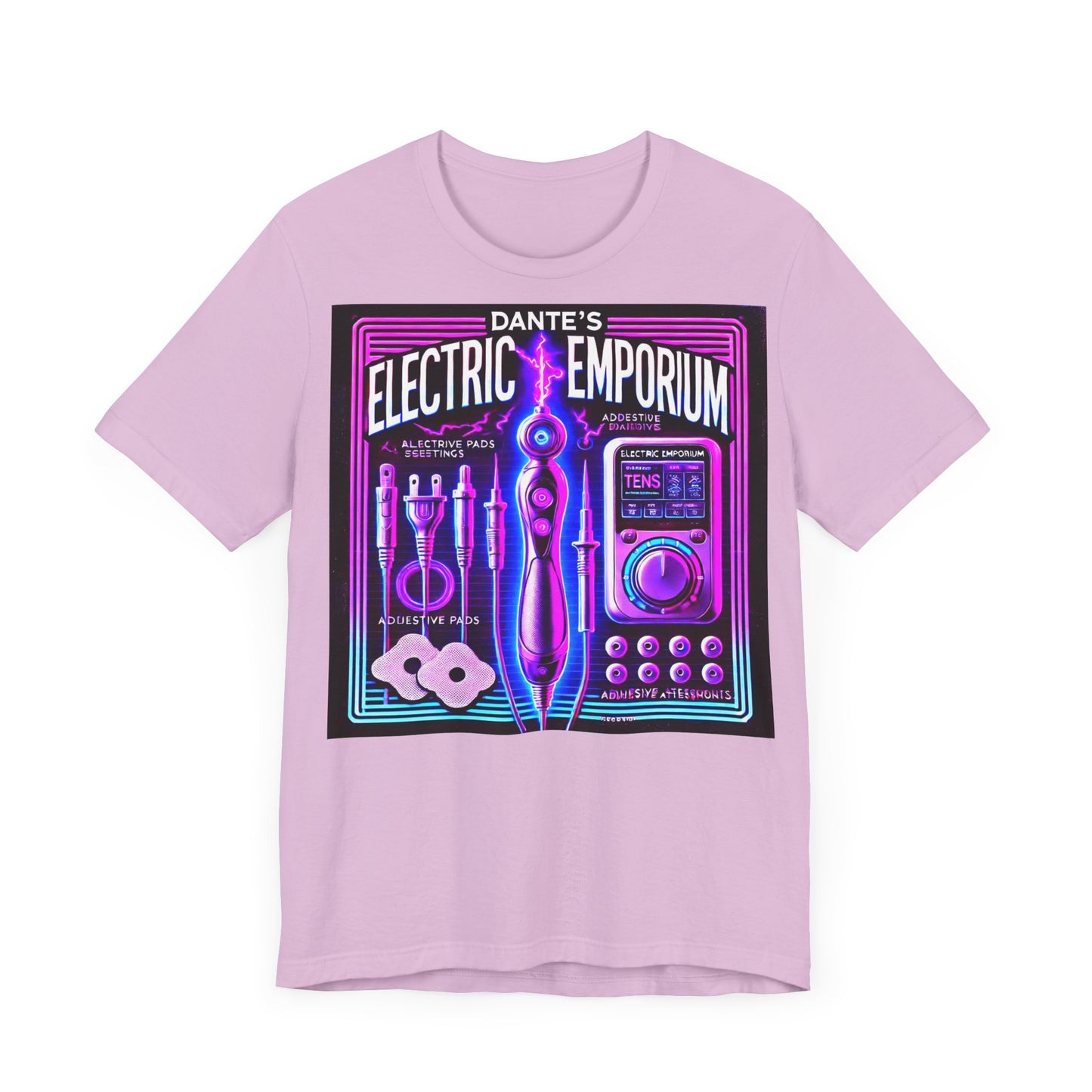 Unisex Electric Emporium Graphic Tee - Retro Arcade Vibes