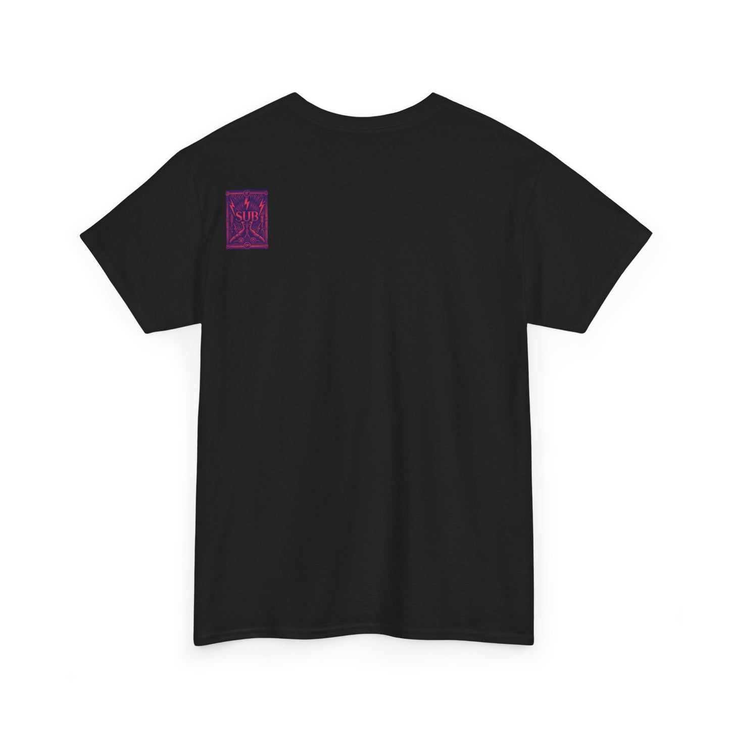 Unisex Heavy Cotton Tee - Vibrant 'SUB' Graphic Design