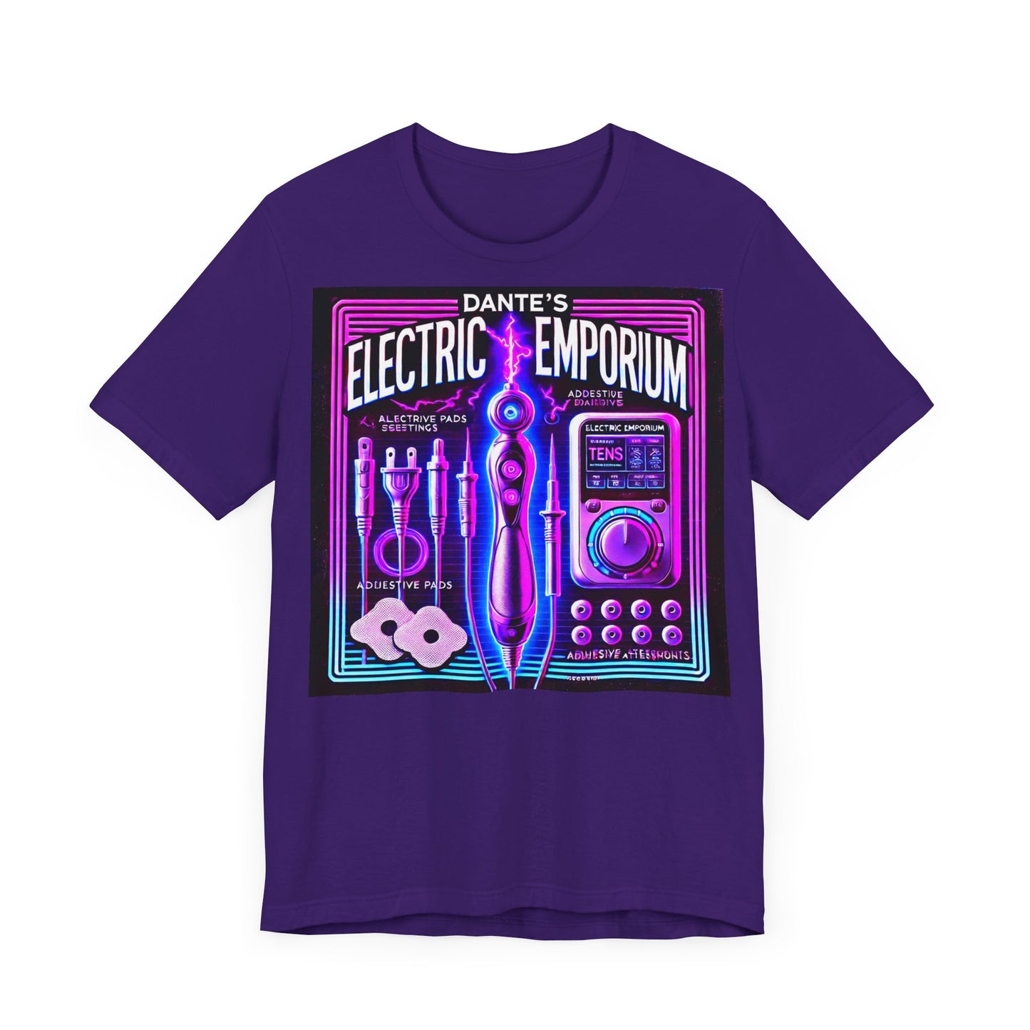 Unisex Electric Emporium Graphic Tee - Retro Arcade Vibes