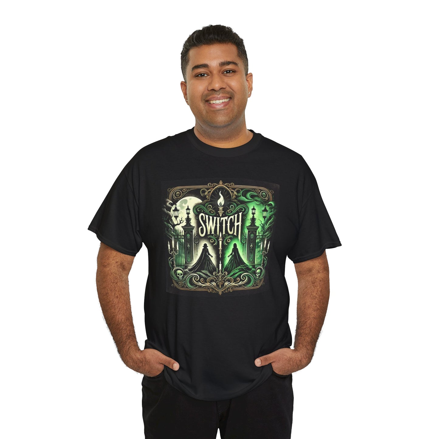 Switch Unisex Heavy Cotton Tee - Perfect for Halloween & Fantasy Lovers