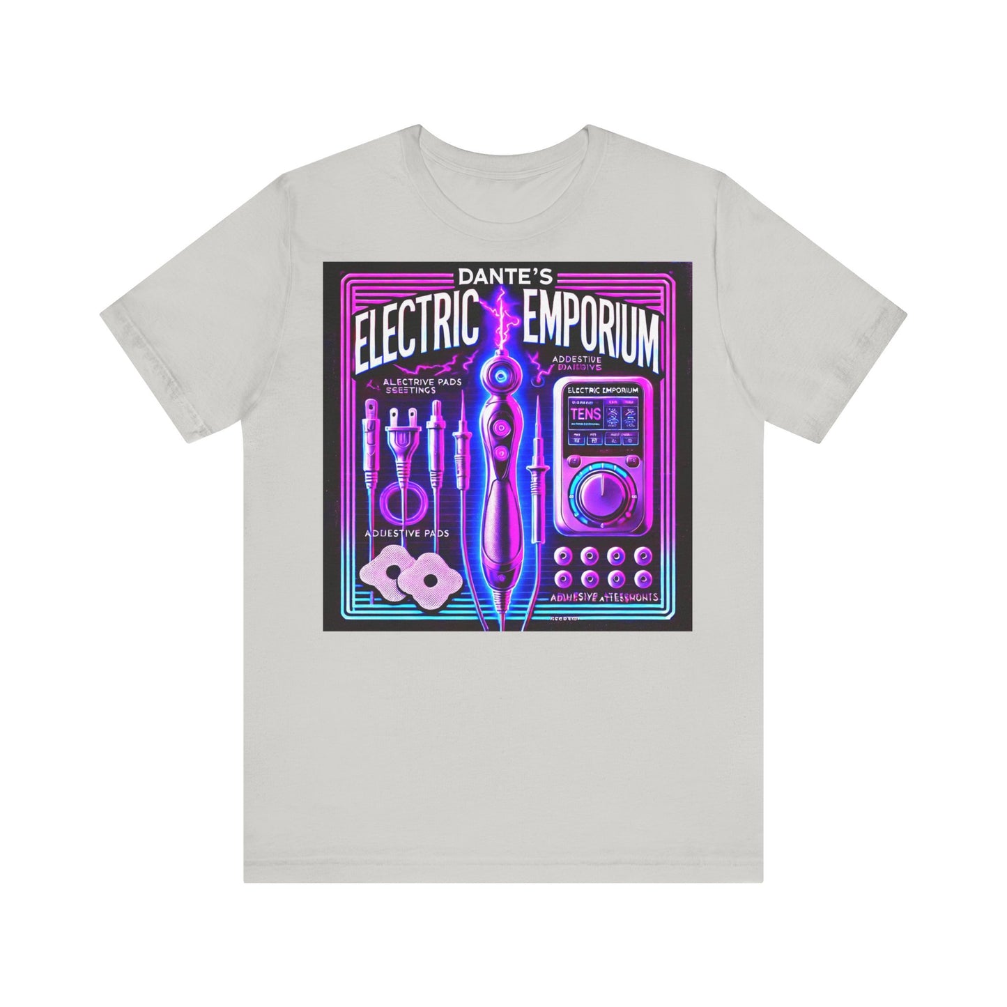 Unisex Electric Emporium Graphic Tee - Retro Arcade Vibes