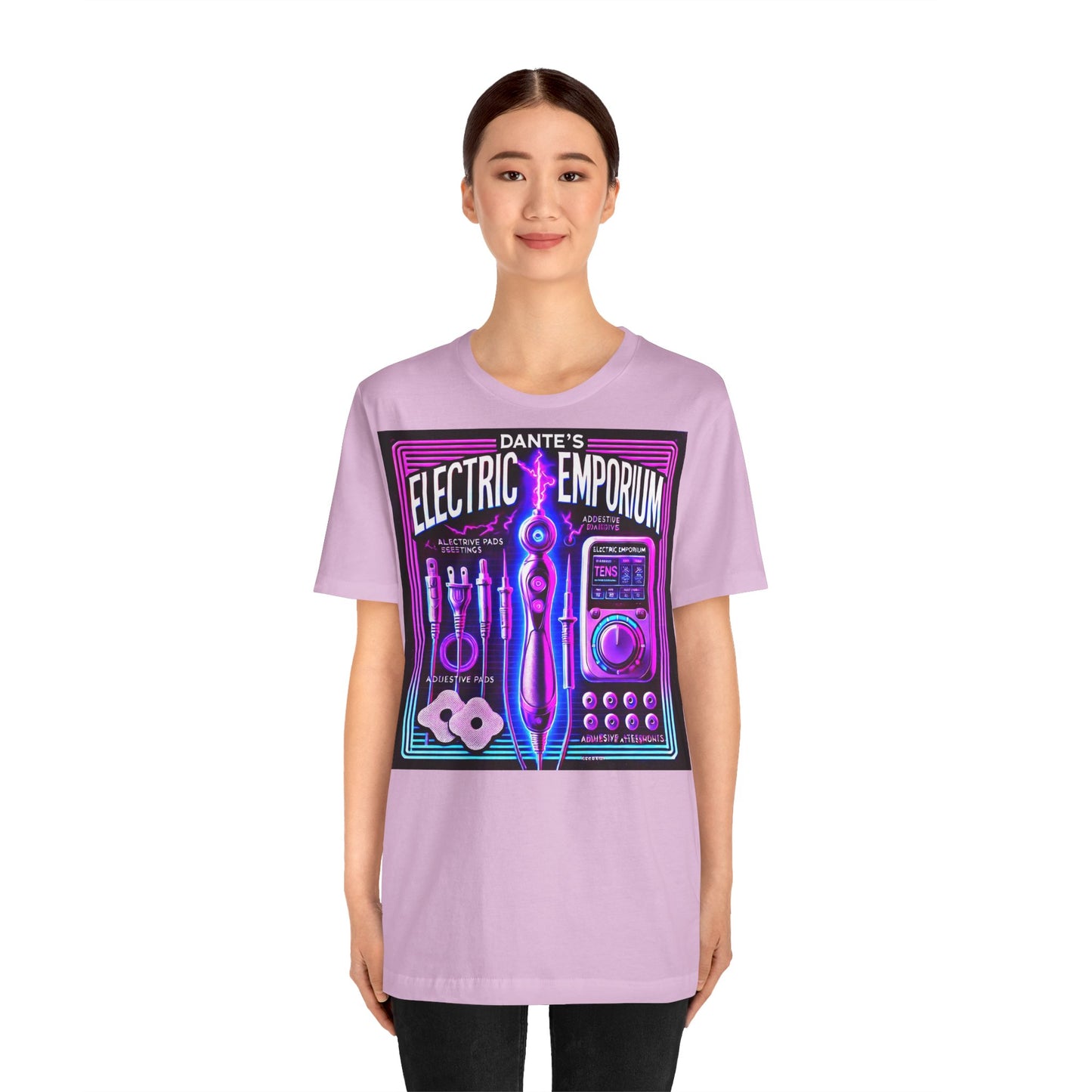 Unisex Electric Emporium Graphic Tee - Retro Arcade Vibes