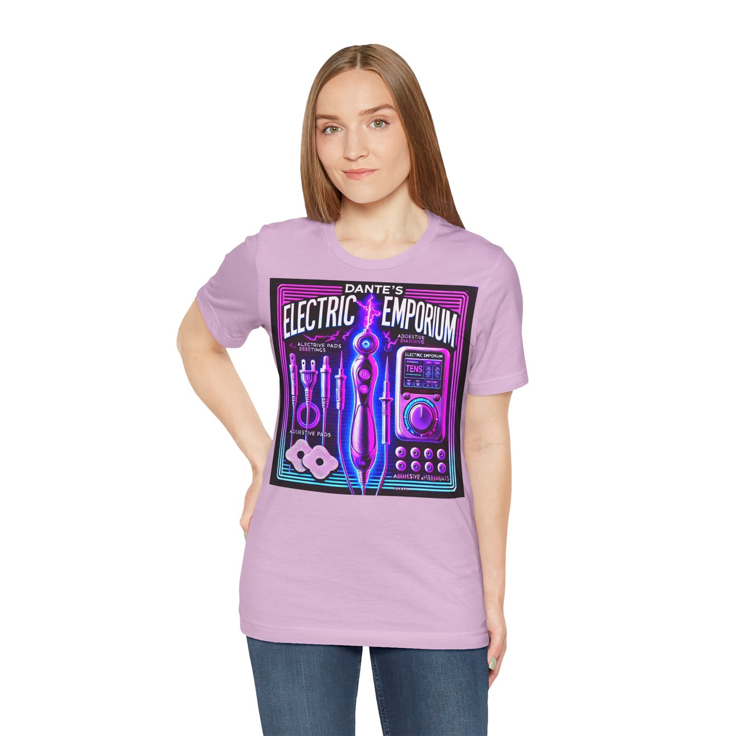 Unisex Electric Emporium Graphic Tee - Retro Arcade Vibes