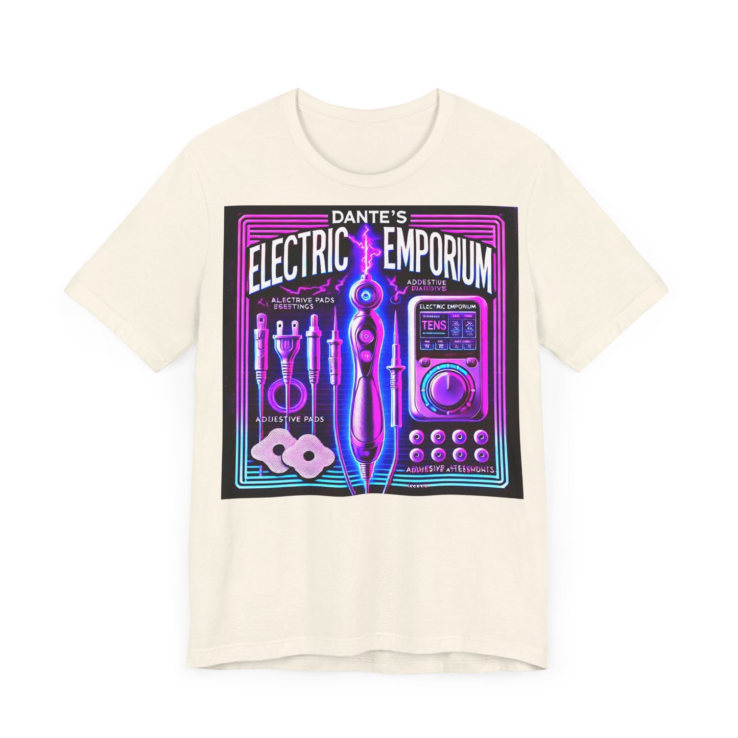 Unisex Electric Emporium Graphic Tee - Retro Arcade Vibes