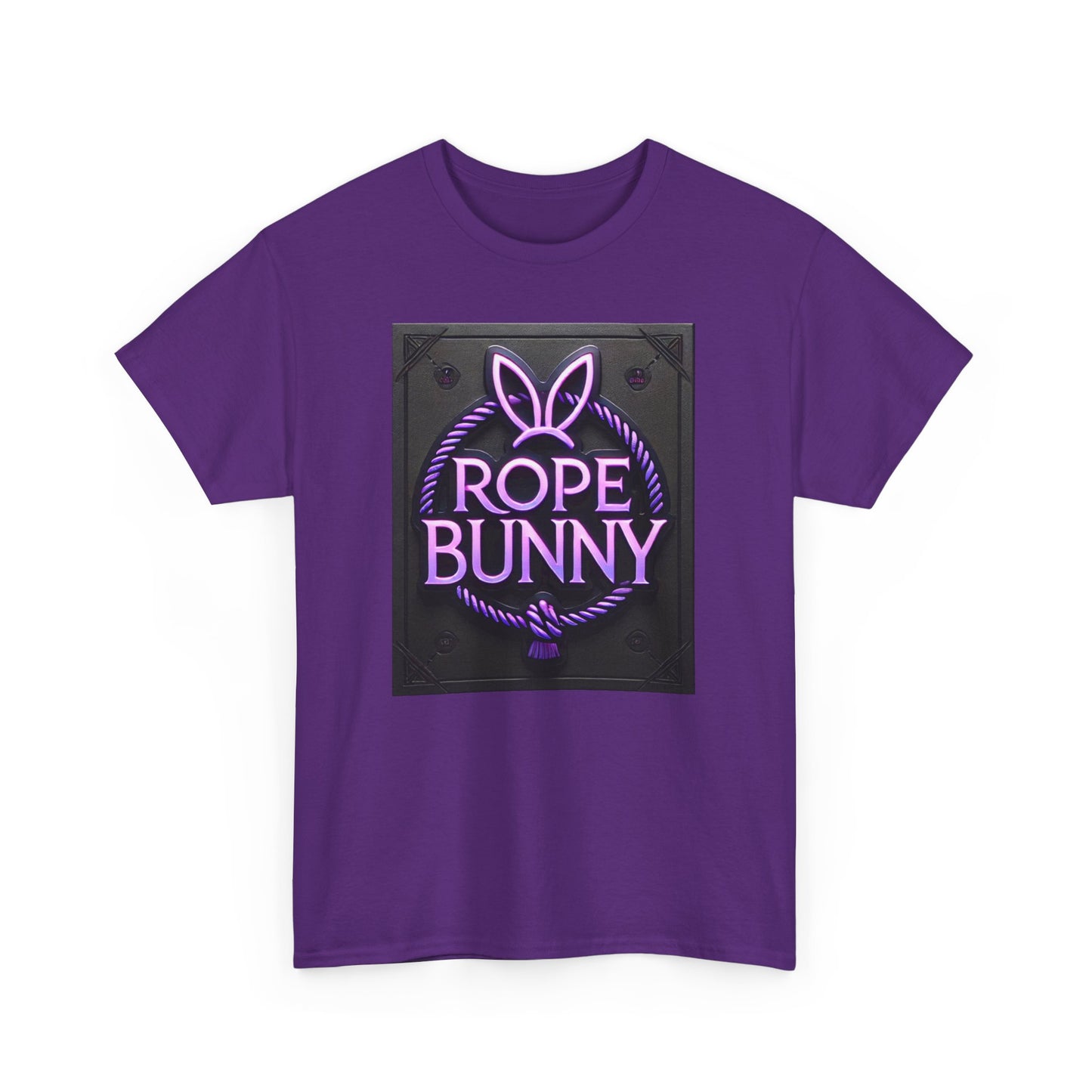 Rope Bunny Unisex Heavy Cotton Tee - Fun & Playful Graphic T-Shirt