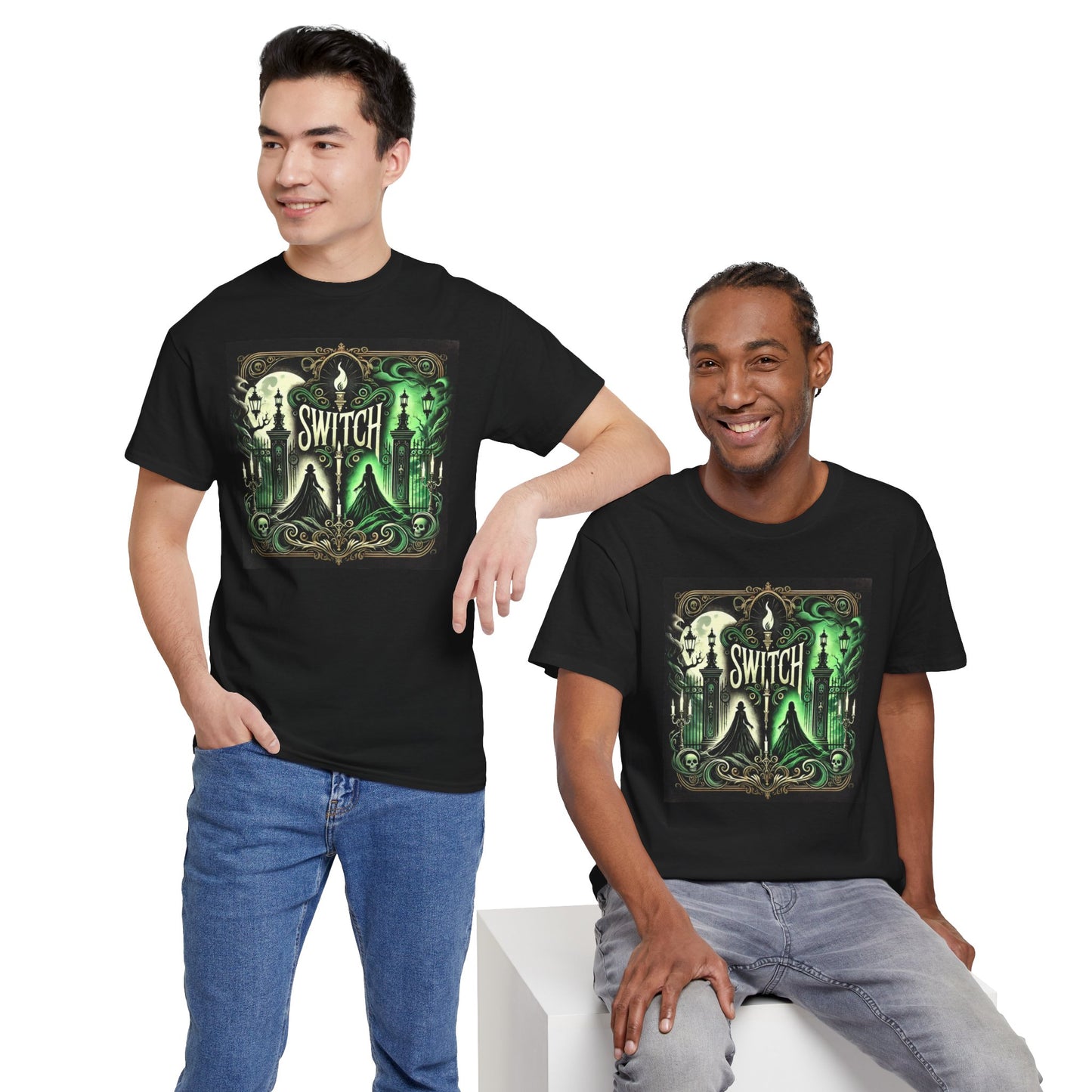 Switch Unisex Heavy Cotton Tee - Perfect for Halloween & Fantasy Lovers