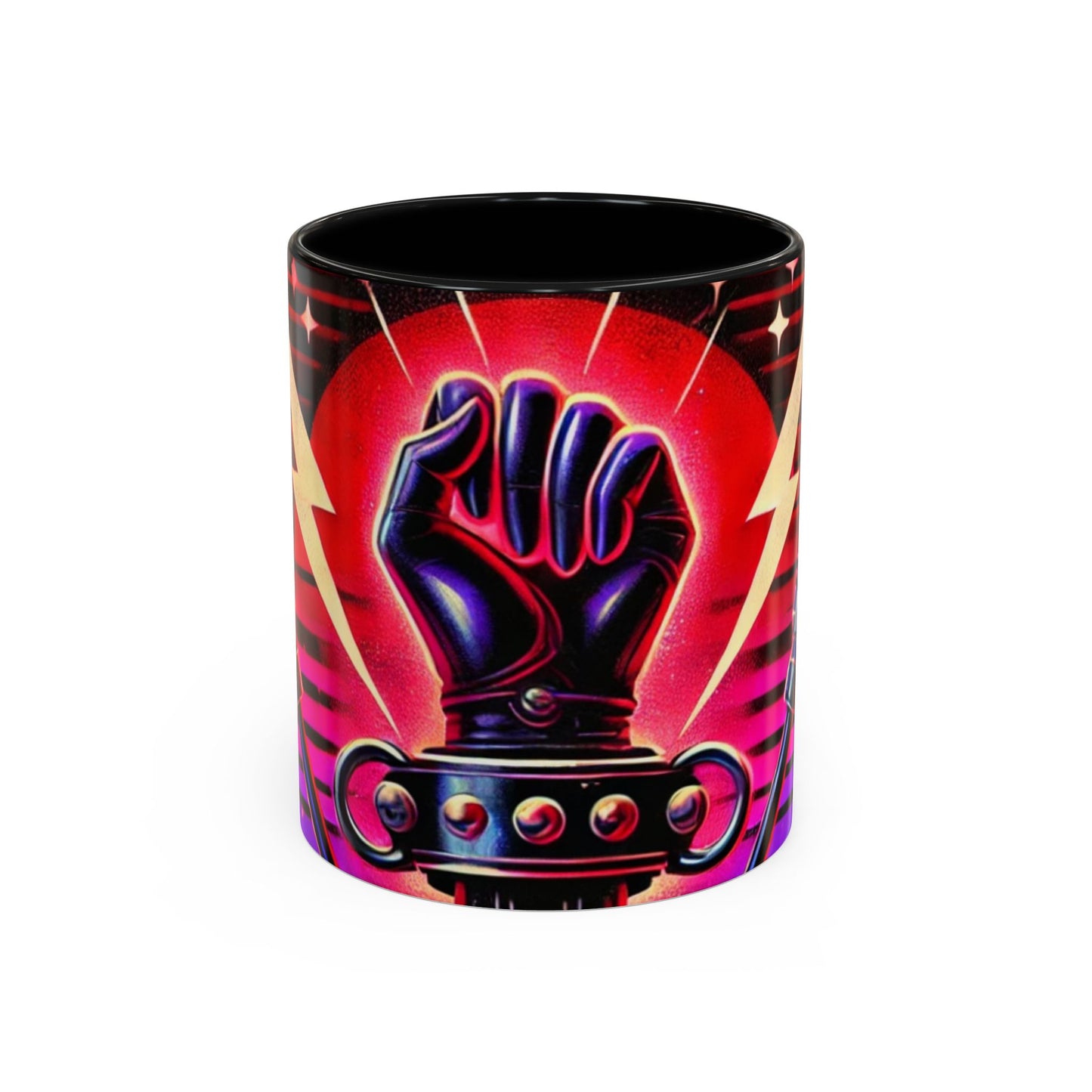 Empowerment Vibes Coffee Mug - Bold Fist Design - 11oz & 15oz