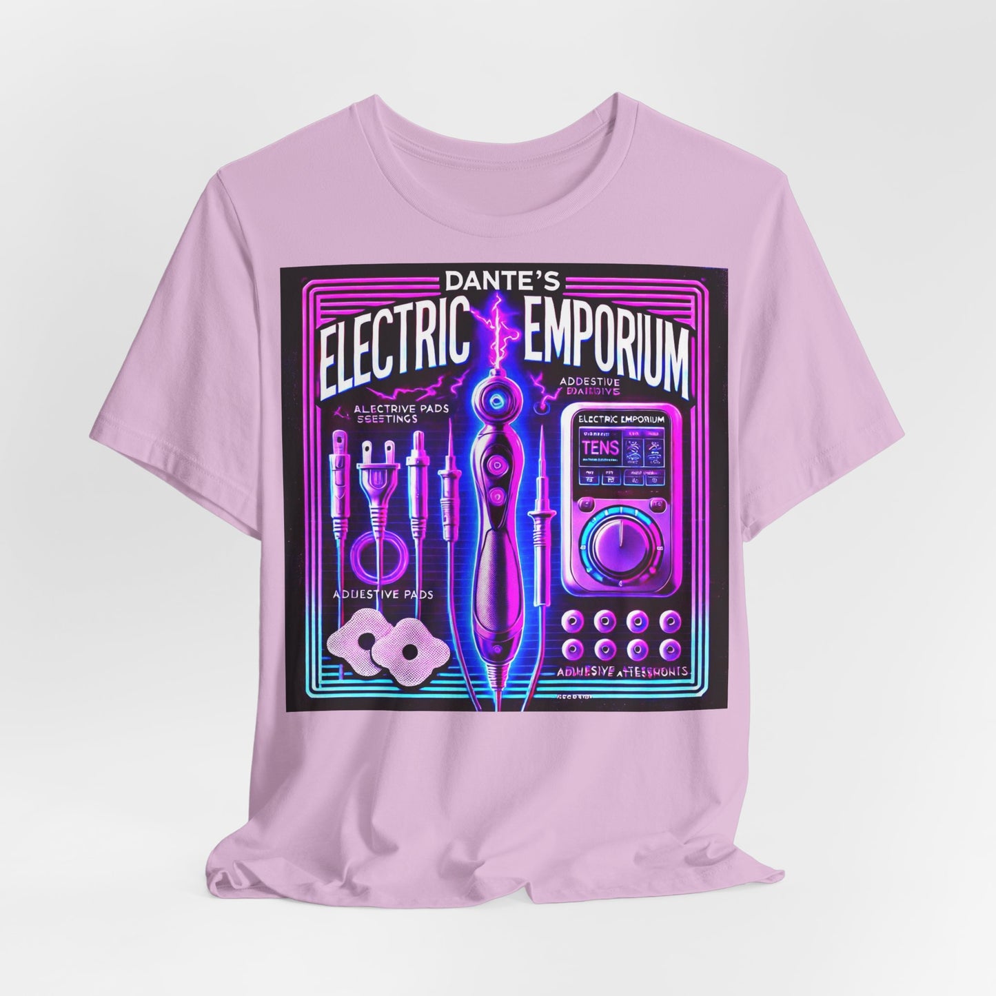 Unisex Electric Emporium Graphic Tee - Retro Arcade Vibes