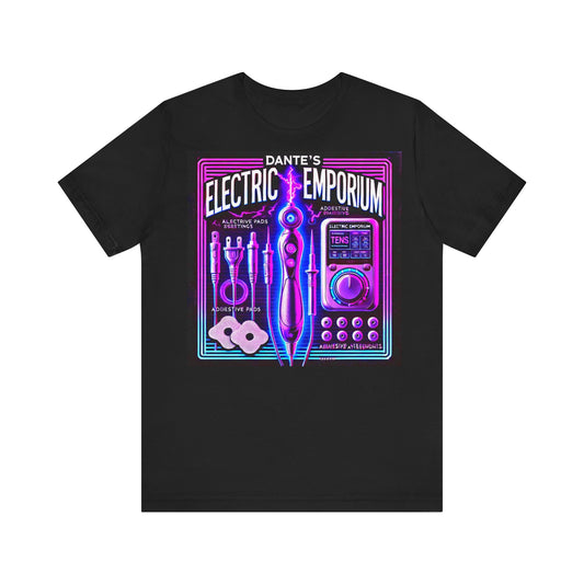 Unisex Electric Emporium Graphic Tee - Retro Arcade Vibes