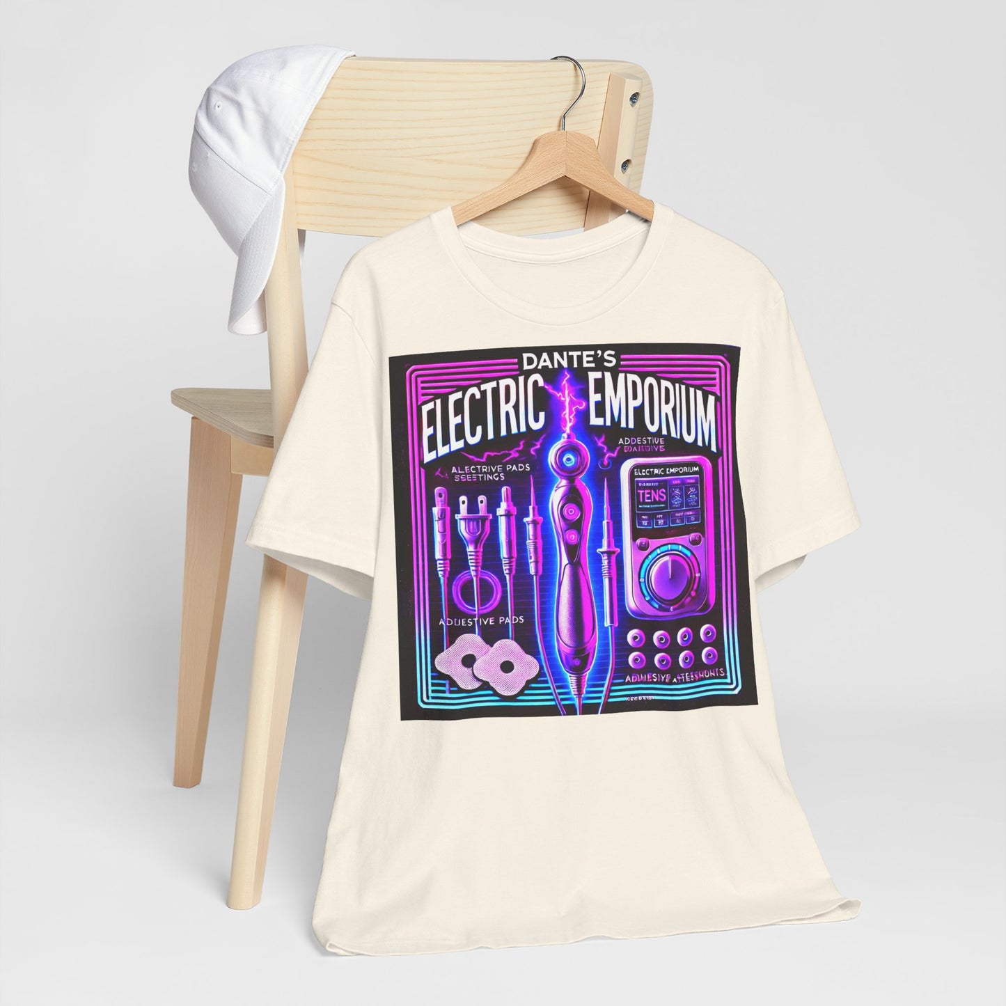 Unisex Electric Emporium Graphic Tee - Retro Arcade Vibes