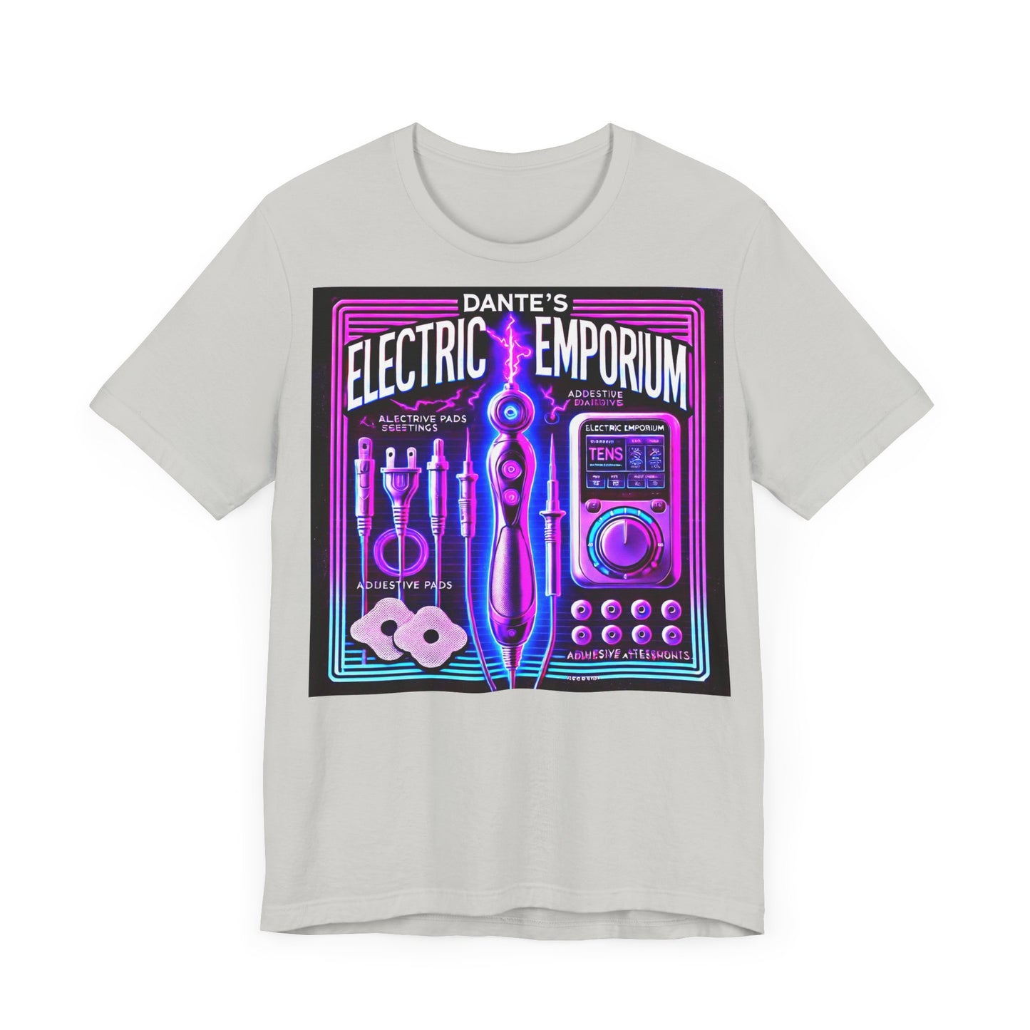 Unisex Electric Emporium Graphic Tee - Retro Arcade Vibes