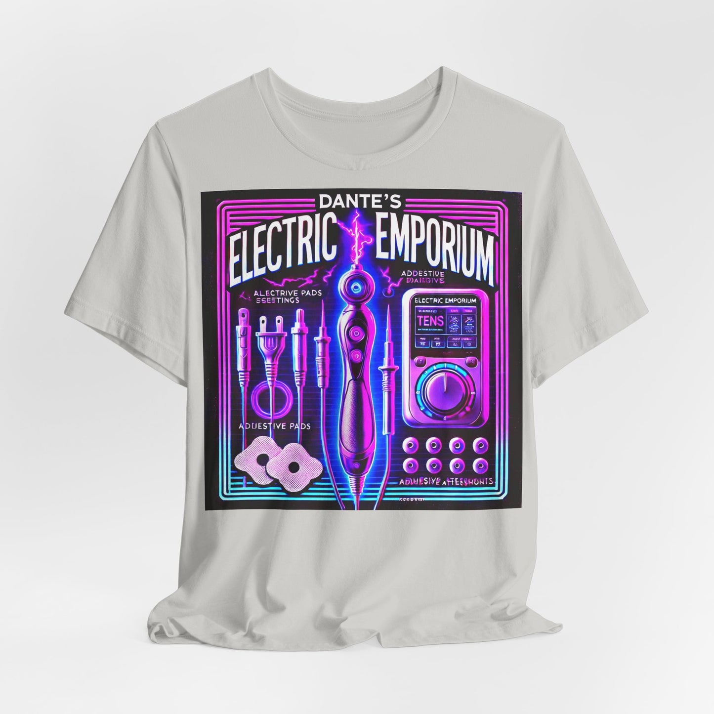 Unisex Electric Emporium Graphic Tee - Retro Arcade Vibes