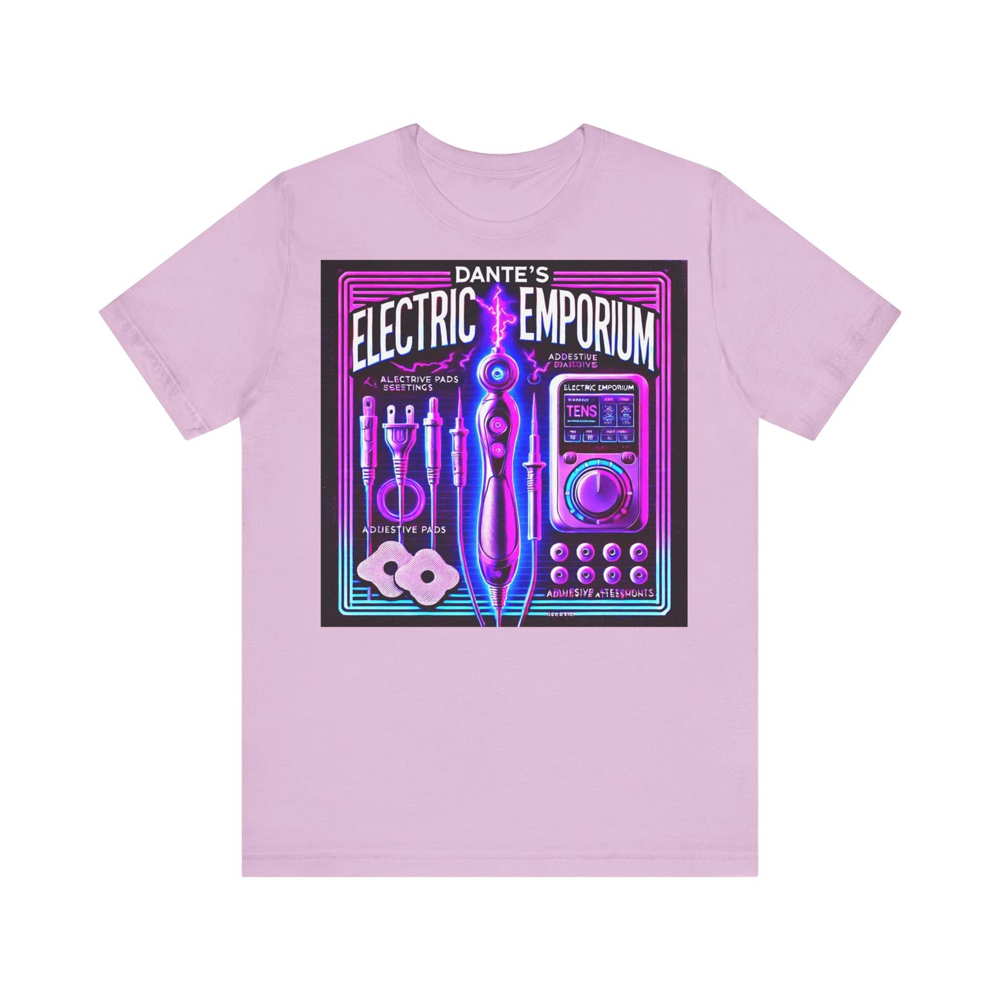 Unisex Electric Emporium Graphic Tee - Retro Arcade Vibes