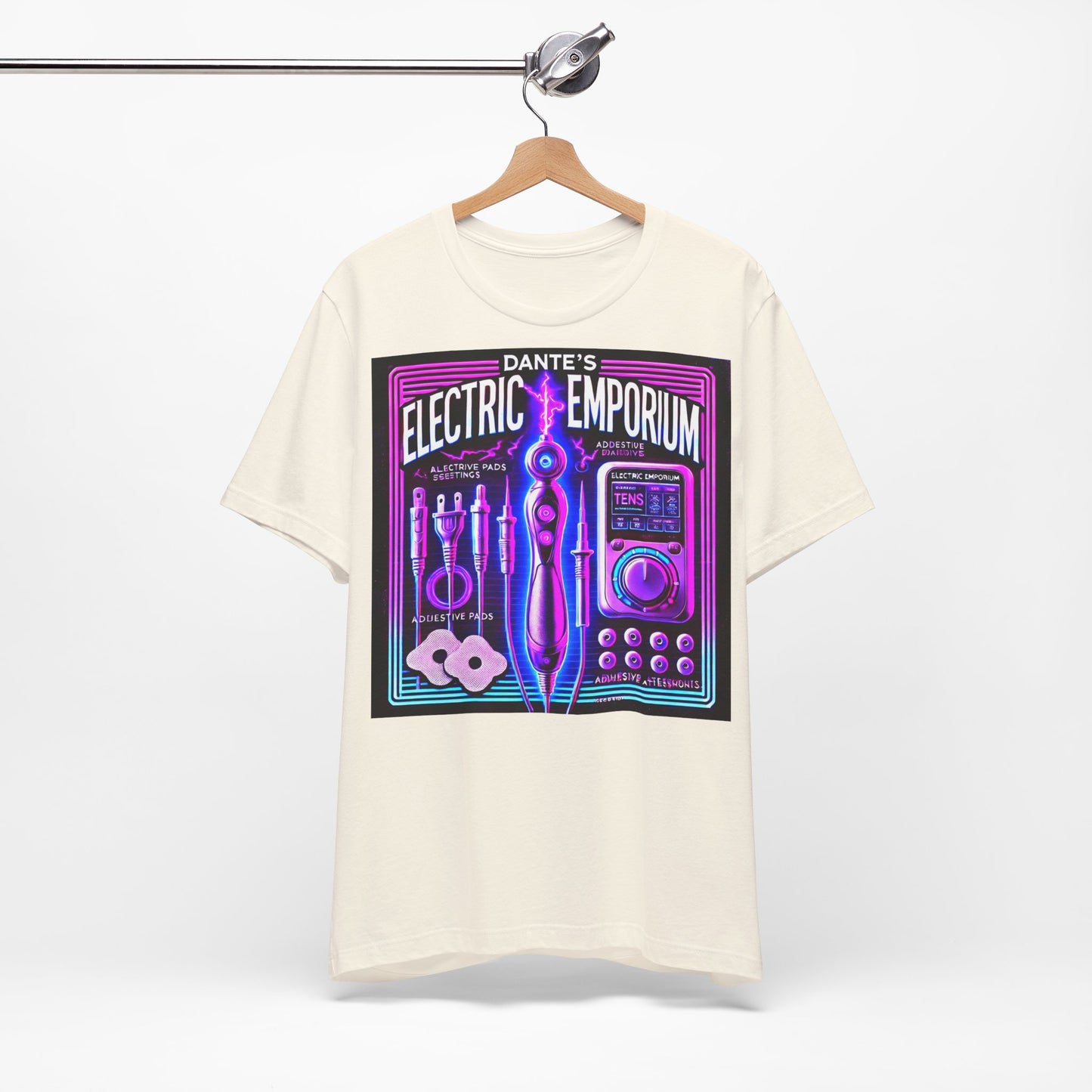 Unisex Electric Emporium Graphic Tee - Retro Arcade Vibes