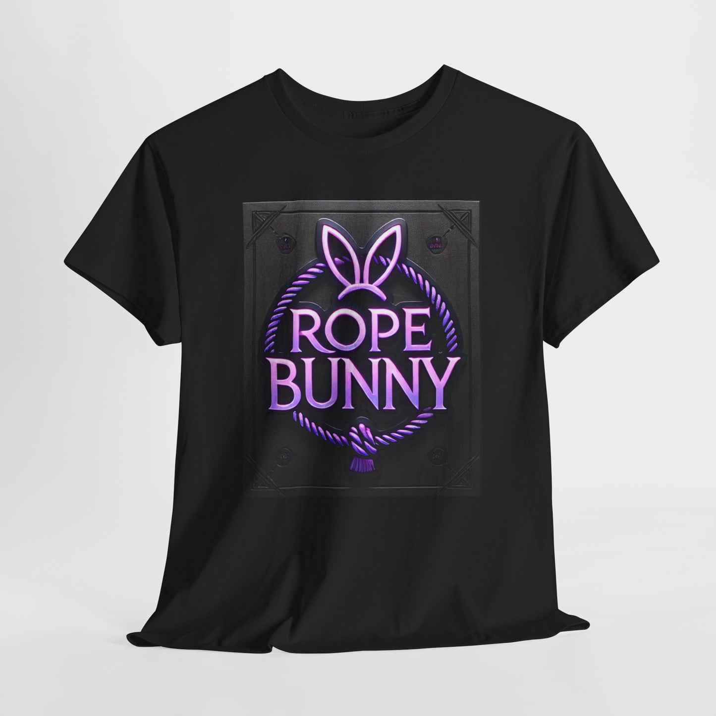 Rope Bunny Unisex Heavy Cotton Tee - Fun & Playful Graphic T-Shirt