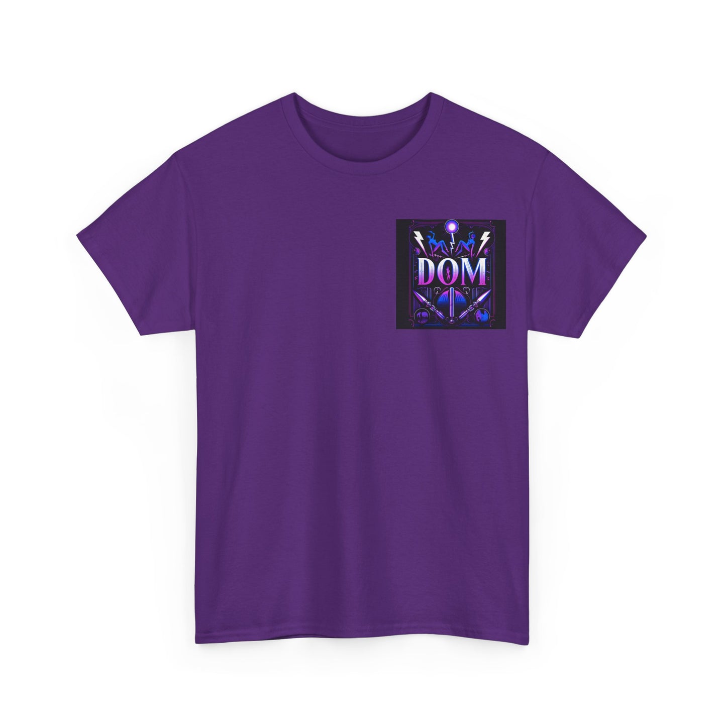 Electric DOM Unisex Heavy Cotton Tee - Vibrant Graphic T-Shirt for Music Lovers