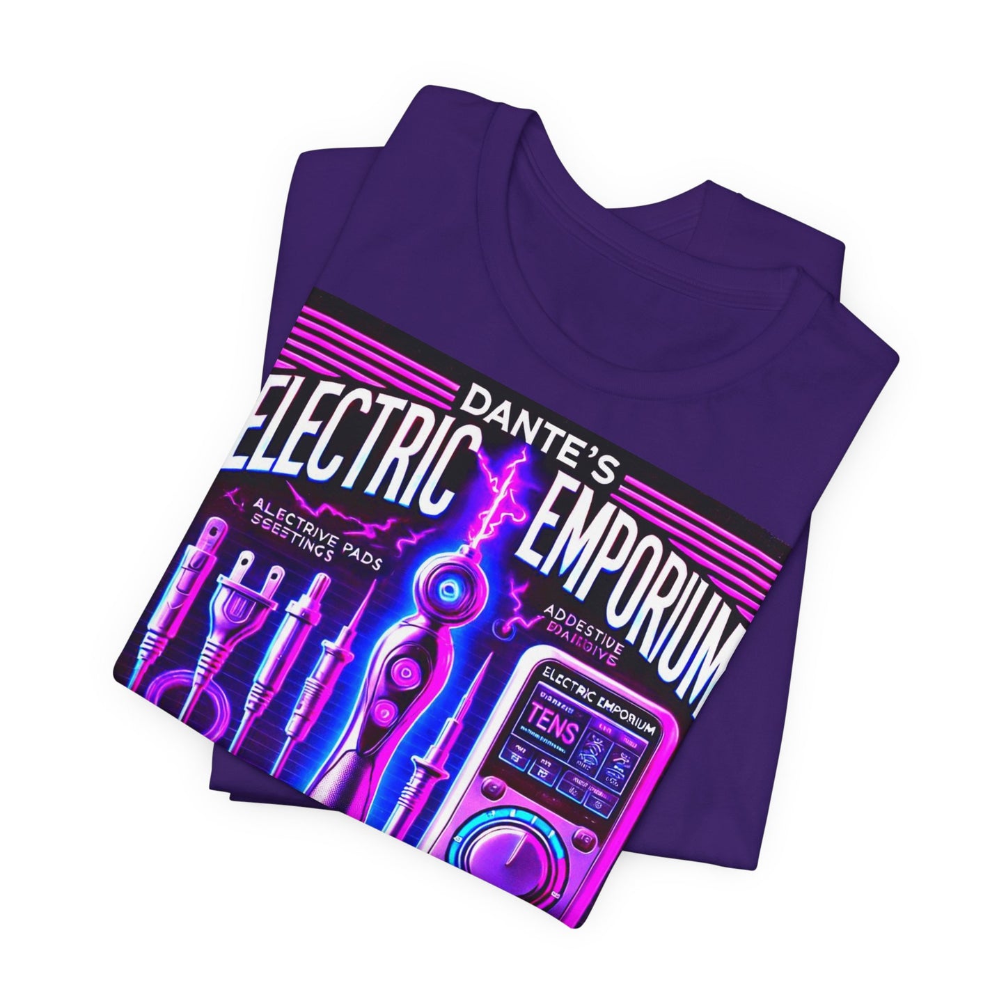 Unisex Electric Emporium Graphic Tee - Retro Arcade Vibes