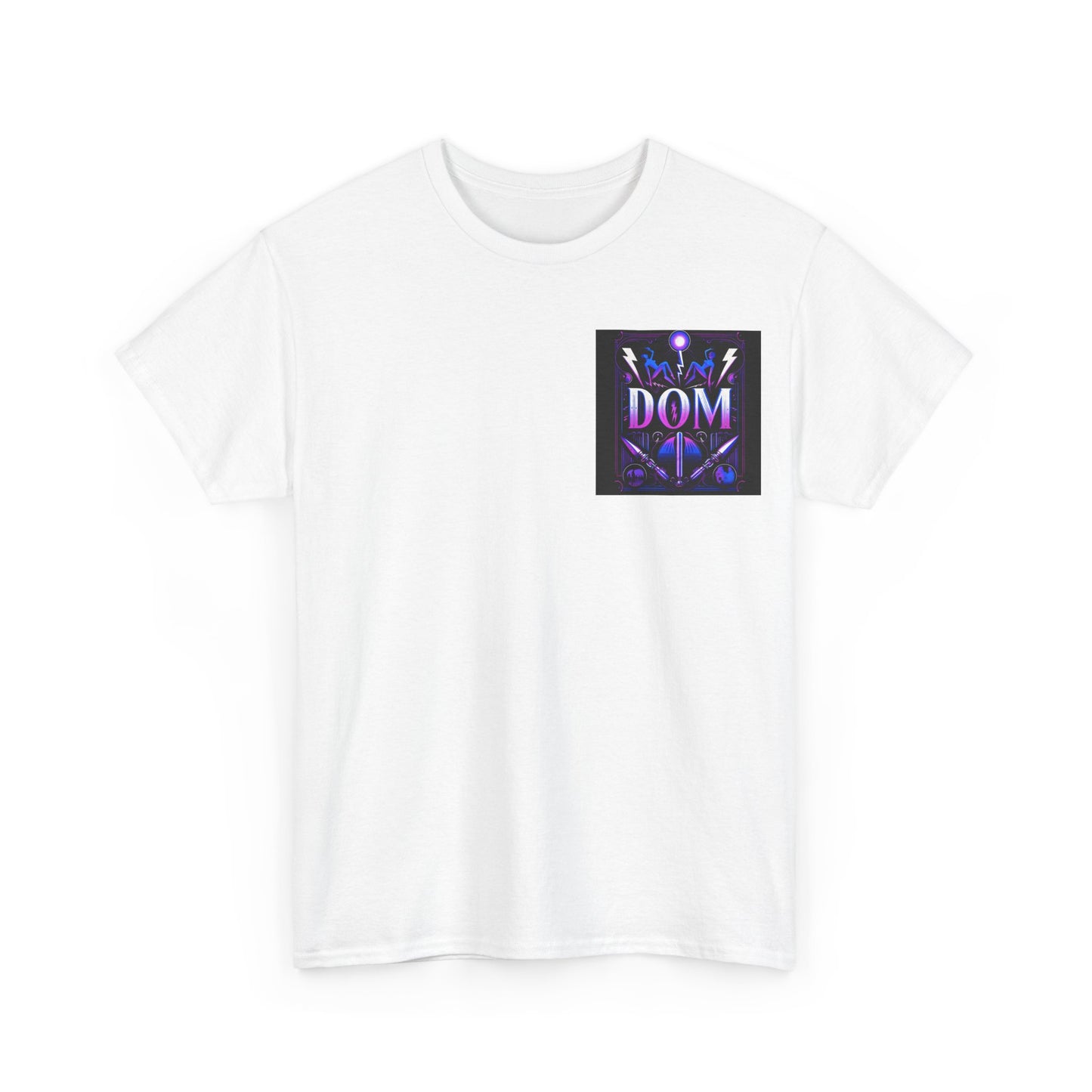 Electric DOM Unisex Heavy Cotton Tee - Vibrant Graphic T-Shirt for Music Lovers