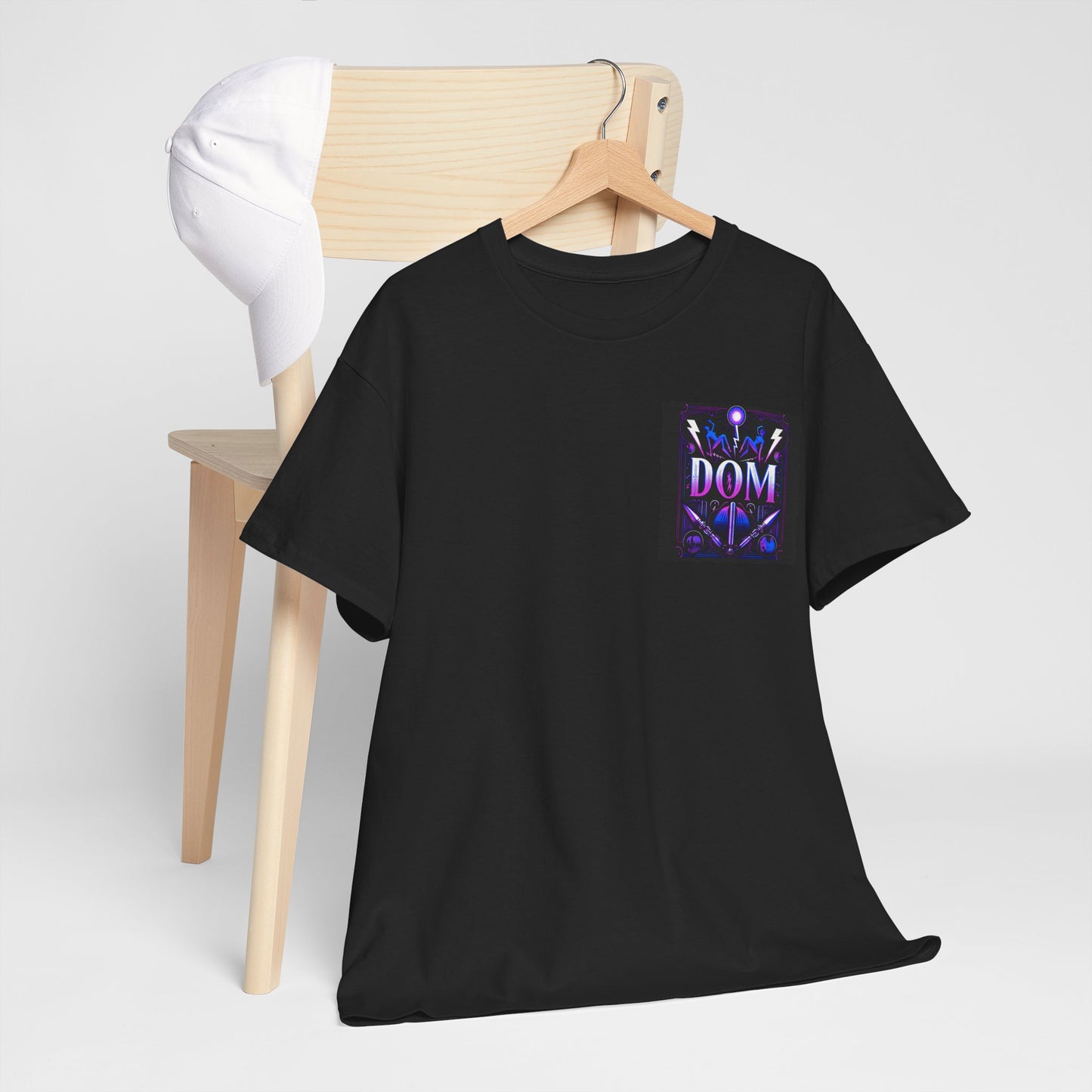 Electric DOM Unisex Heavy Cotton Tee - Vibrant Graphic T-Shirt for Music Lovers