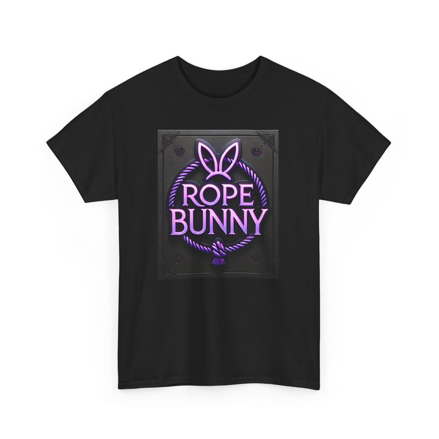 Rope Bunny Unisex Heavy Cotton Tee - Fun & Playful Graphic T-Shirt